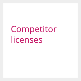 Competitor licenses